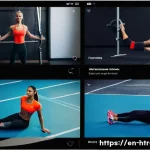 홈트 운동 습관 변화 프로그램 - The search results provide numerous examples of detailed AI image prompts for fitness, gym scenes, a...