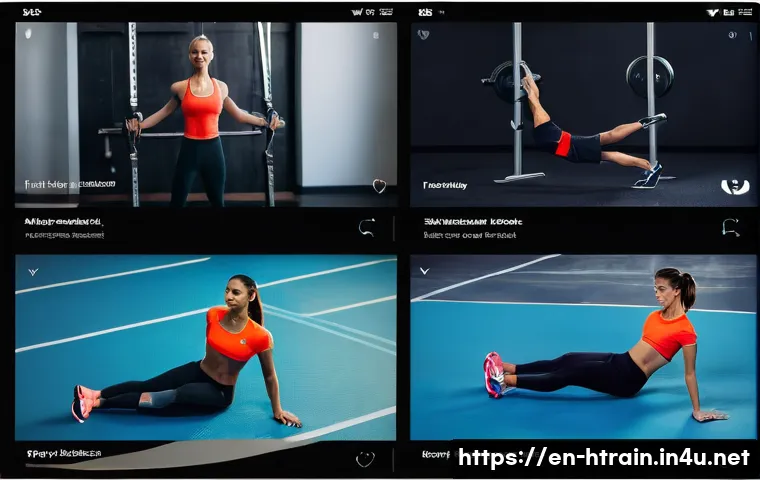 홈트 운동 습관 변화 프로그램 - The search results provide numerous examples of detailed AI image prompts for fitness, gym scenes, a...